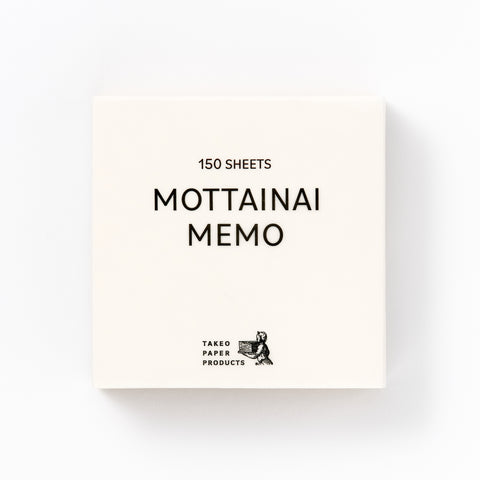 MOTTAINAI MEMO Block