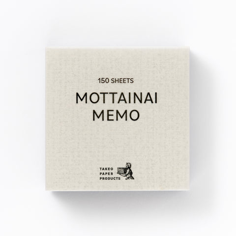 MOTTAINAI MEMO Block