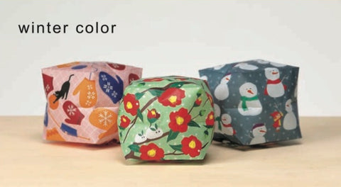 Kamifusen - Square Paper Balloons - Winter Color