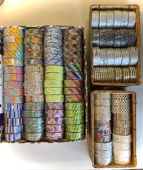 Patterned Japanese Washi Tapes (Single)