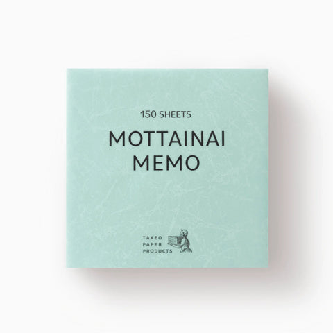 MOTTAINAI MEMO Block