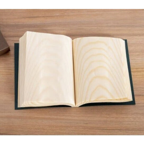 Red Pine Wooden Notebook