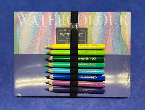 Fabriano Watercolor Pad & Pencil Set