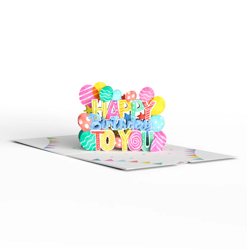 Lovepop Pop-up Card: Let's Celebrate Birthday