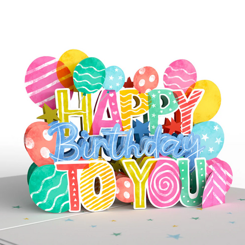 Lovepop Pop-up Card: Let's Celebrate Birthday
