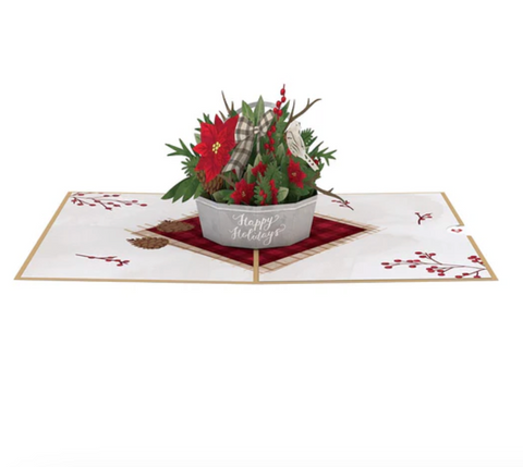 Lovepop Pop-up Card: Winter Flower Basket