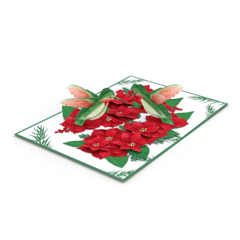 Lovepop Pop-up Card: Christmas Hummingbirds