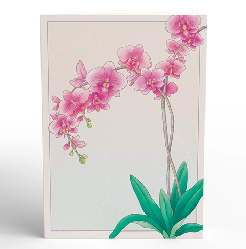Lovepop Pop-up Card: Watercolor Orchid