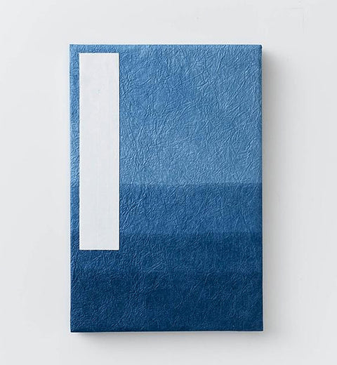 Orihon- Japanese Accordion Notebooks: Large Indigo Danzome