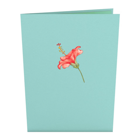 Lovepop Pop-up Card: Hibiscus Bloom