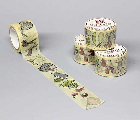 Ukiyoe Washi Tape: M-13 Animals