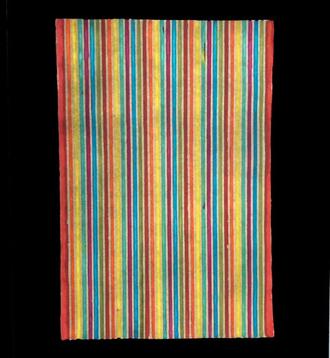 Batik Nepal Rainbow Stripe and Square