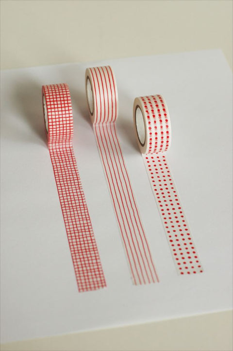 Washi Tape: mitsou (Red)