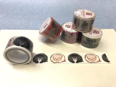 Ukiyoe Washi Tape: M-2 Dogs