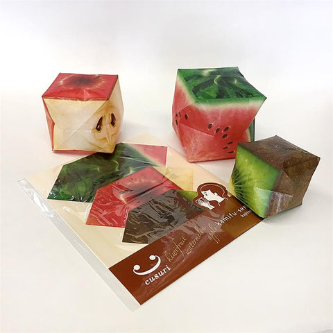 Kamifusen - Square Paper Balloons - Fruit B