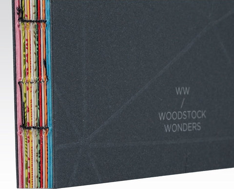 Fabriano Woodstock Notebook (Colors/Black Cover)