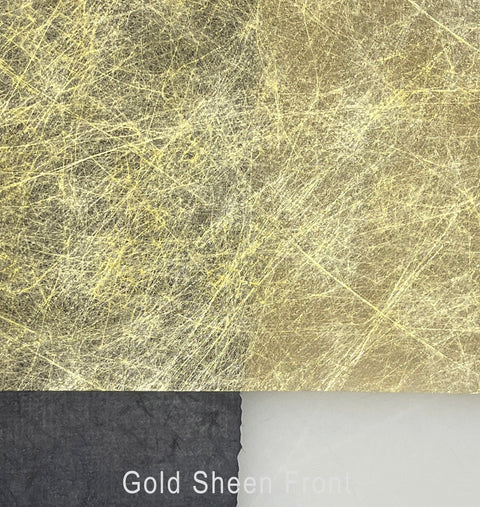 Gold and Silver Sheen paper