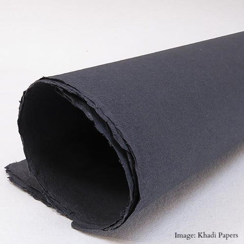 Khadi Black Paper (210g rough)