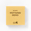 MOTTAINAI MEMO Block