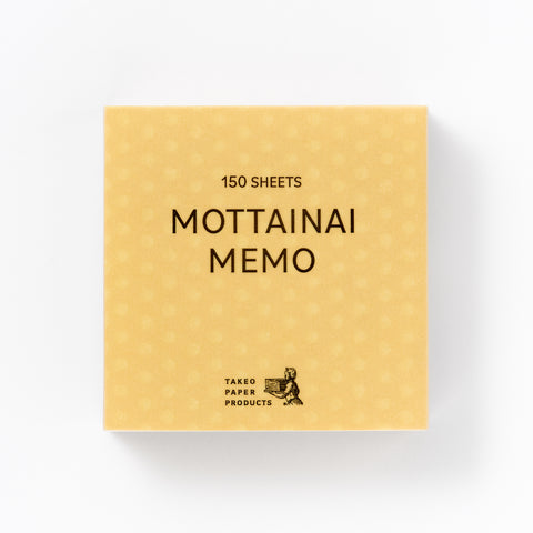 MOTTAINAI MEMO Block