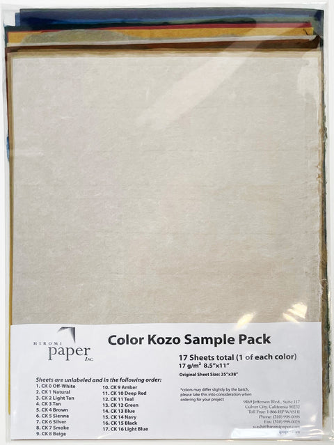 Color Kozo Sample Pack