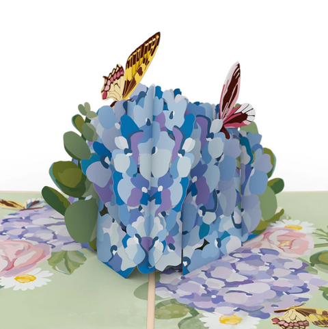 Lovepop Pop-up Card: Hydrangea Butterflies