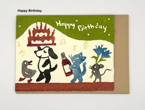 Katazome Greeting Cards