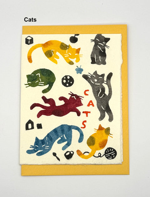 Katazome Greeting Cards