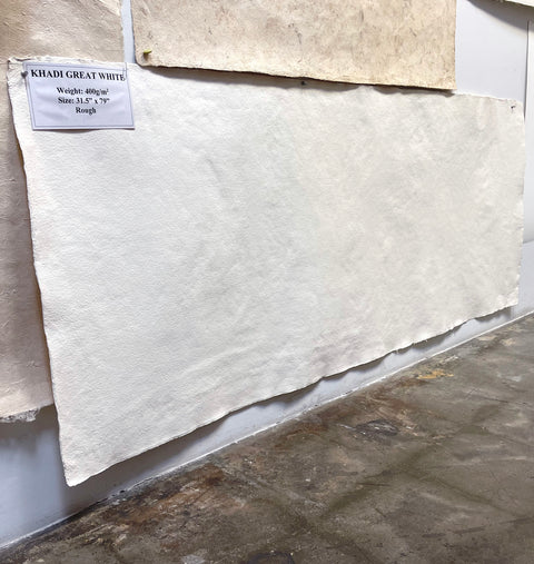 Khadi Great White (400gsm)