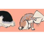 Ukiyoe Washi Tape: M-3 Cats (Hiroshige)