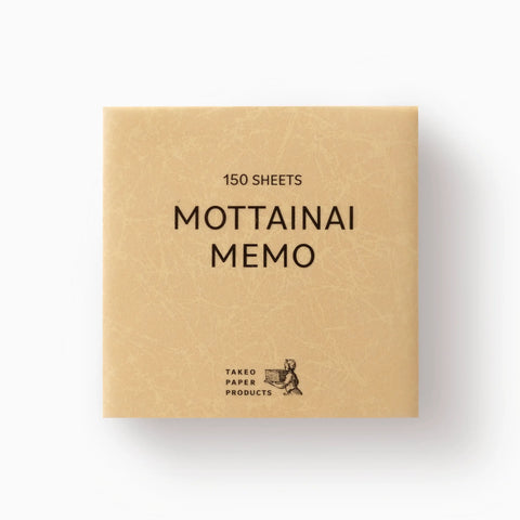 MOTTAINAI MEMO Block