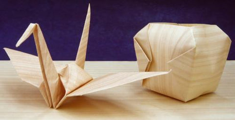 Mokume Zome Origami (Wood pattern origami)