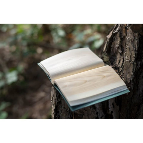 Red Pine Wooden Notebook