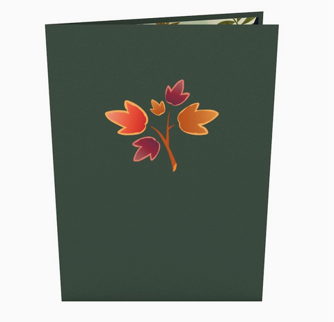 Lovepop Pop-up Card: Fall Woodland Animal Tree