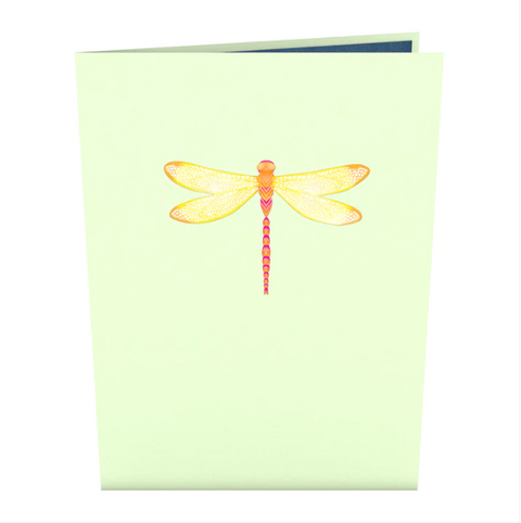 Lovepop Pop-up Card: Dragonfly on Water Lily