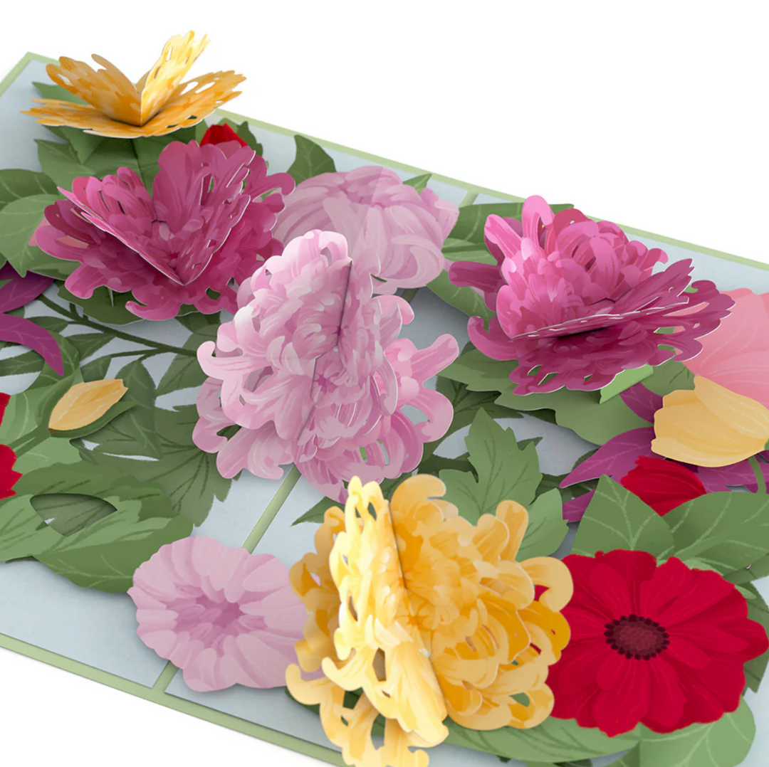 Lovepop Pop-up Card: Spring Flower Patch – Hiromi Paper, Inc.