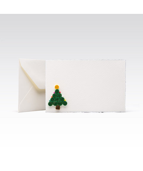 Fabriano greeting card - Quilling X-Mas Tree