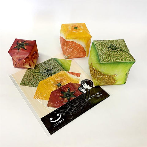 Kamifusen - Square Paper Balloons - Fruit A