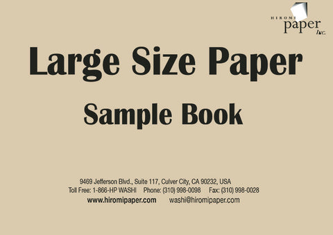Japanese Paper Sample Book - Preservation Equipment Ltd