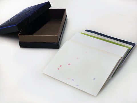 "Urushi" Paper Box w/ Mixed Washi