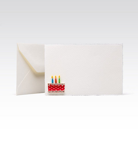 Fabriano greeting card - Quilling Birthday Cake
