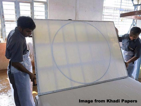 Buy Khadi rag paper, white online at Modulor