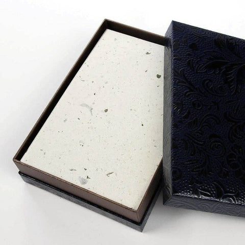 "Urushi" Paper Box w/ Mixed Washi